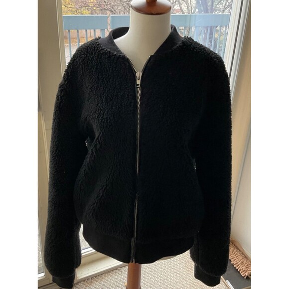 EUC n:philanthropy Irie Faux Shearling Zip Up Jacket - L - Picture 2 of 5
